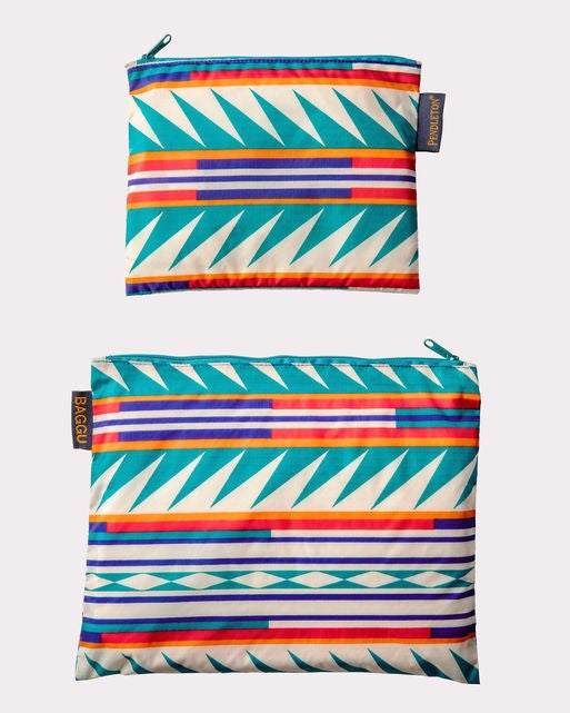 Pendleton Turquoise Ridge 2pk Pouch Miami Nation Gift Shop